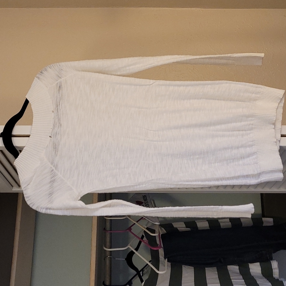 Express white sweater, small.